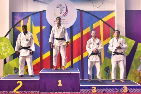 Podium Judo Jeux Francophonie 73 kg