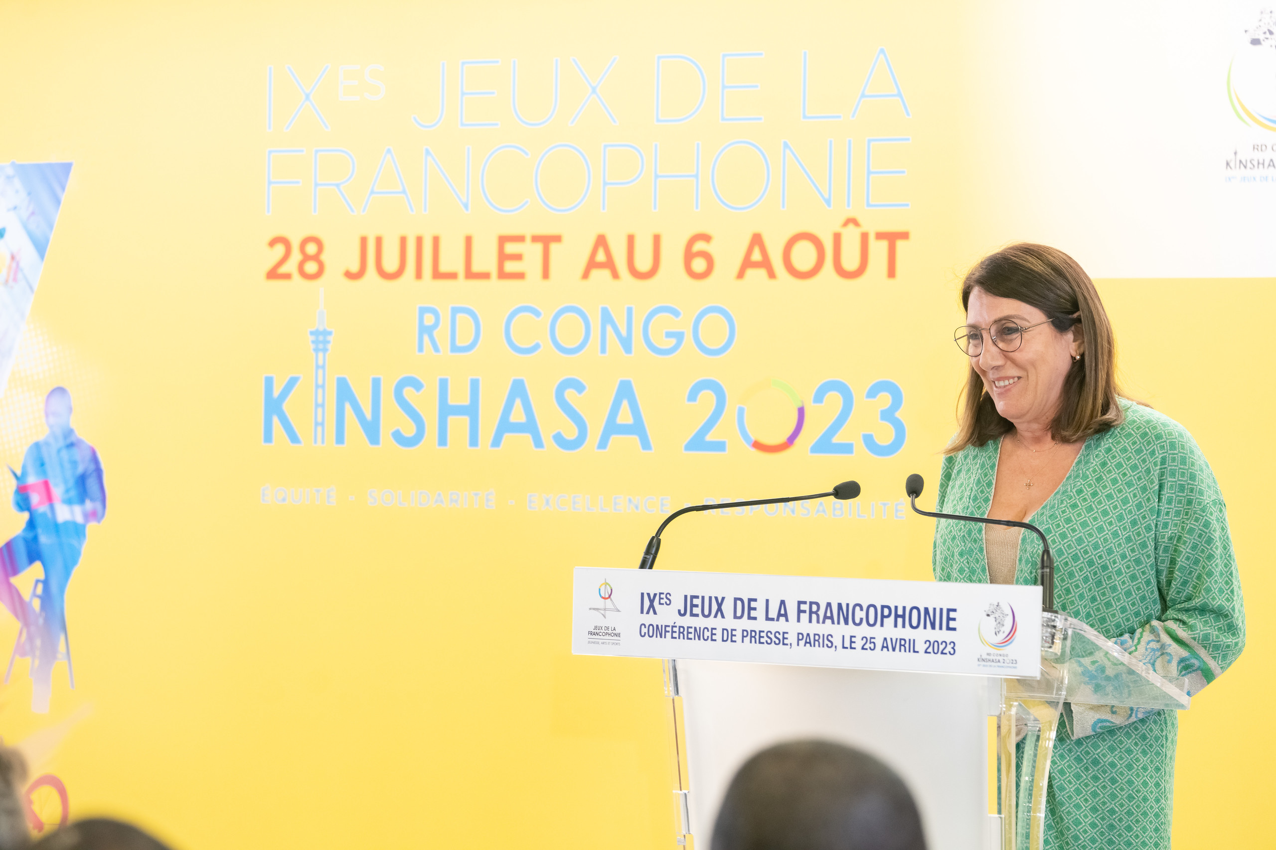 Zeina MINA, Directrice du Comité international des Jeux de la Francophonie, invitée du Press Club de France