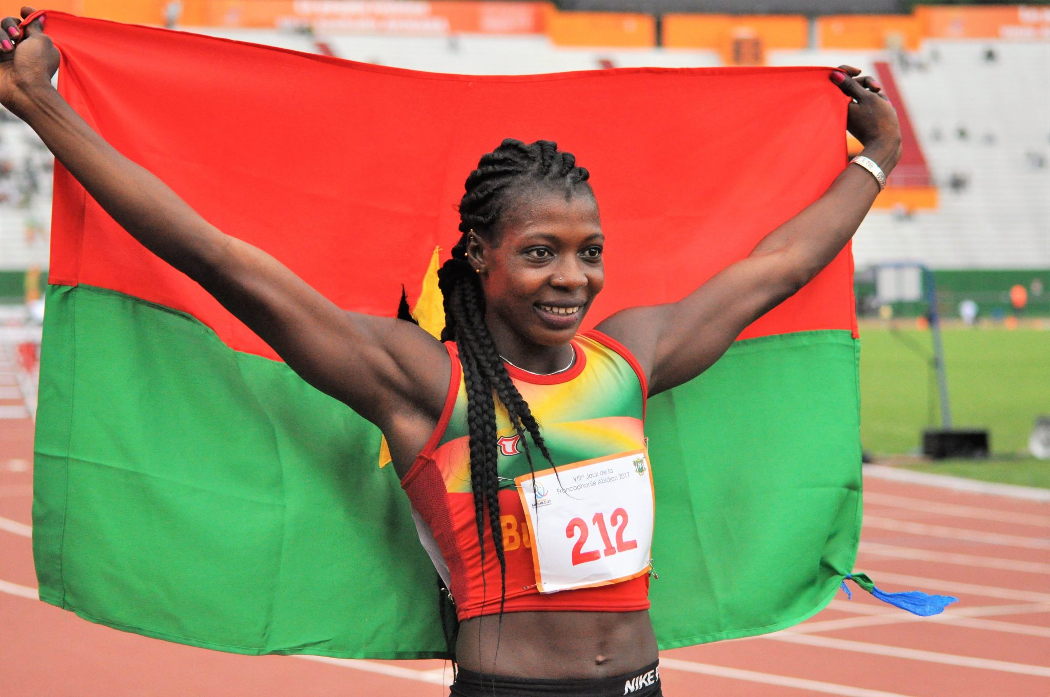 Marthé Koala - Médaillée d’or dans l’épreuve du 100 m Haie - Femme