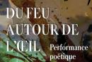 Du Feu autour de l’œil – performance artistique au Théâtre Essaïon Paris, juin 2025, avec jurés des IXes Jeux de la Francophonie.
