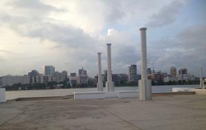 Vue d’Abidjan du Palais de la culture/Côte d’Ivoire