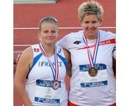 Alexandra TAVERNIER et Anita WLODARCZYCK sur le podium des VIIes Jeux de la Francophonie France/Nice 2013 © Alexandra-tavernier.com