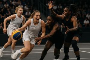Compétition de basket-ball 3x3 aux Jeux de la Francophonie 2027, organisée par le CIJF en partenariat avec la Fédération Internationale de Basket-ball (FIBA) selon leurs règles officielles.