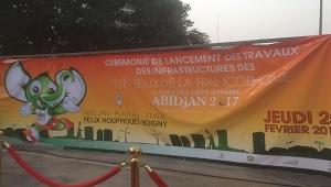 lancement construction travaux VIIIes Jeux de la Francophonie Abidjan