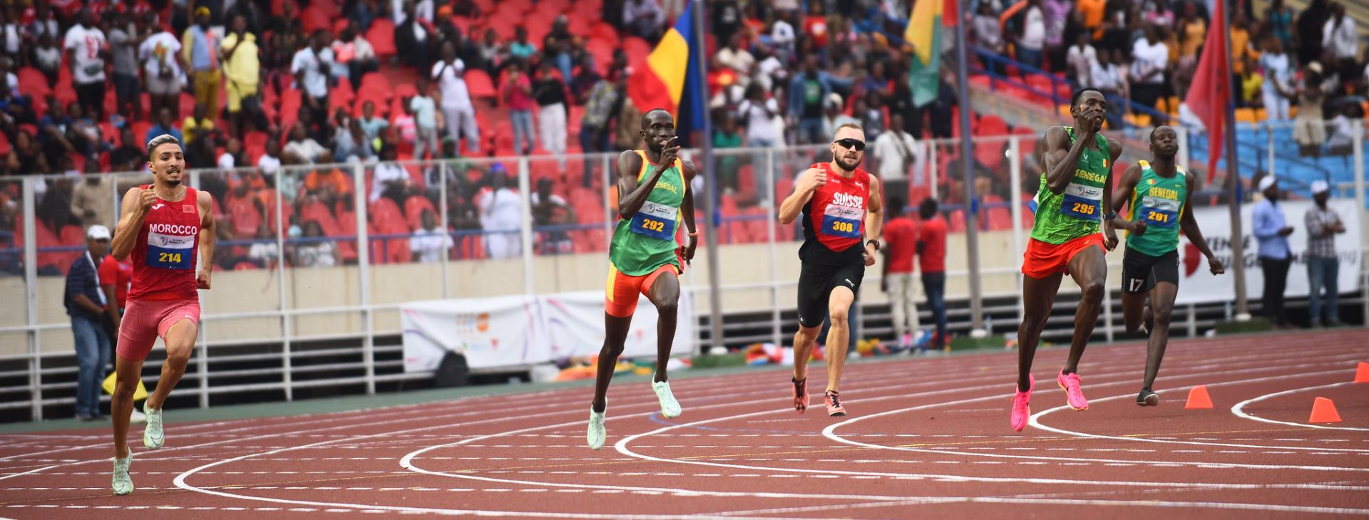 AThlétisme masculin  Jeux Francophonie Kinshasa