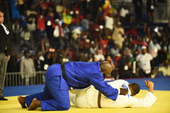 DIABY Mory Cheick Oumar (CIV) - SAMBA Hardel (CGO, bleu), bronze