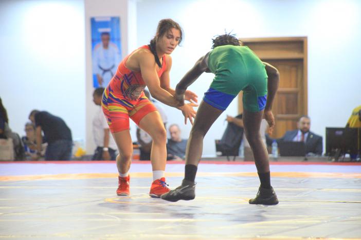 PIRVU Ana Maria (ROU), bronze - DIATTA Anais Rosalie (SEN, vert)