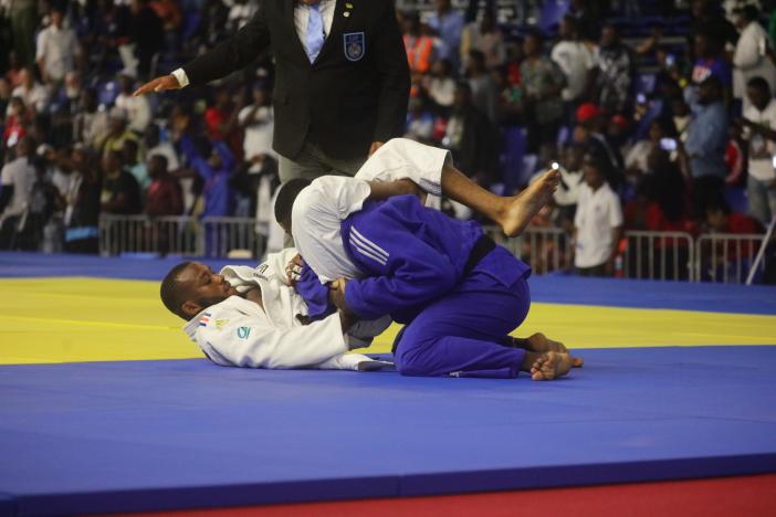 GNAMIEN Tizie, Jean-Thierry (FRA) - KONATE Kissouli Khaled Axe (BUR) 