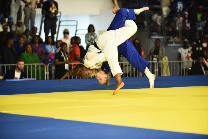 GODBOUT Coralie (CAN), argent  - NGELEBEYA Liz, Laury (FRA), or