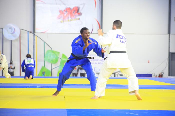 ALMAWLA Abbas (LBN)- NGUEYA NAHEU Vladimir Carlos (CMR, bleu), bronze