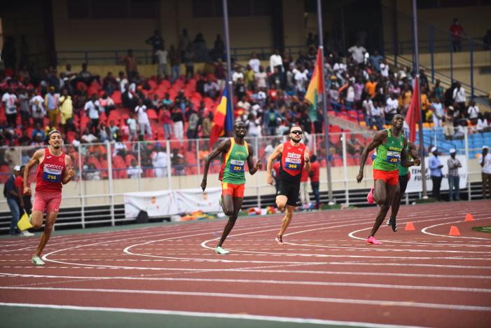 Athlétisme masculin, 400 m hommes  Kinshasa Finale