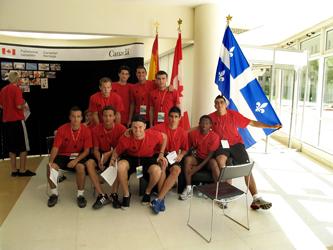 Equipe de football du Sénégal -Campus de l'Université Libanaise, village de la FrancophoniePhoto Jean-Yves Ruszniewski /CIJF