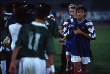 Finale de football (France-Egypte), Jeux de la Francophonie, France 1994 ; © AF Assimon