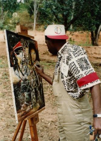 Jeux de la Francophonie Madagascar 1997, Peinture, Photo CIJF