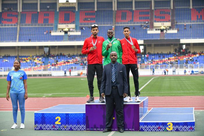 Podium 3000 steeple Hommes Jeux Francophonie