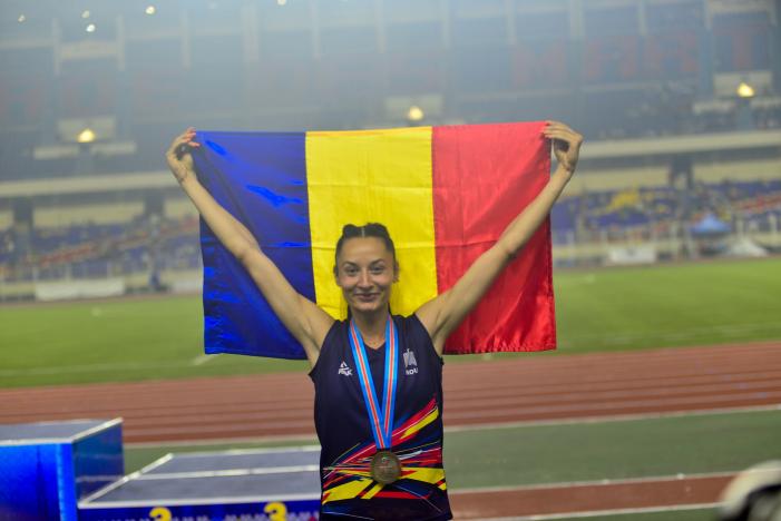 BALAN Cristina Daniela (Roumanie) Bronze, 800 m, femmes Jeux Francophonie Kinshasa 