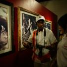 Jeux de la FrancophonieLiban 2009 :Emmanuele Adou (Côte d'Ivoire), photographe -Inauguration des Expositions Palais de l'UNESCO - 27 sept 2009;&copy; Jean-Yves Ruszniewski / CIJF