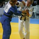 Jeux de la Francophonie Liban 2009 :Judo Finales - 78 Kg, Bleu, Amy Cotton (CAN) - blanc Catherine Roberge (Quebec); &copy; CIJF/ Jean-Yves Ruszniewski