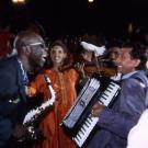 Manu Dibango, cérémonie d’ouverture des IIèmes Jeux de la Francophonie, Paris 1994 © CIJF/ F. Assimon