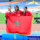 Podium Lancer de poids F40-41 - femmes - Finale Kinshasa