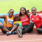 Podium Lancer du javelot Jeux Francophonie Athlétisme 