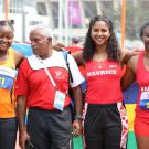 Podium Lancer du javelot Jeux Francophonie Athlétisme 