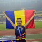 BALAN Cristina Daniela (Roumanie) Bronze, 800 m, femmes Jeux Francophonie Kinshasa 
