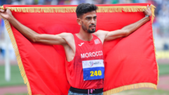Mohamed Tindouft, Maroc, 3000 m steeple, Kinshasa 2023
