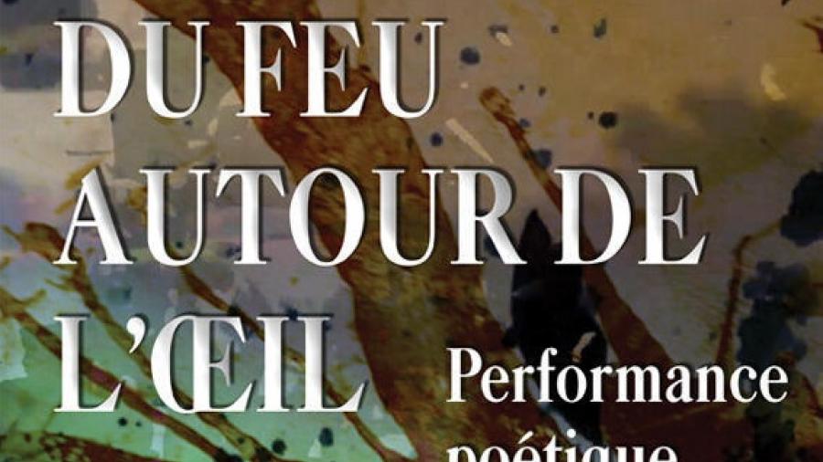 Du Feu autour de l’œil – performance artistique au Théâtre Essaïon Paris, juin 2025, avec jurés des IXes Jeux de la Francophonie.