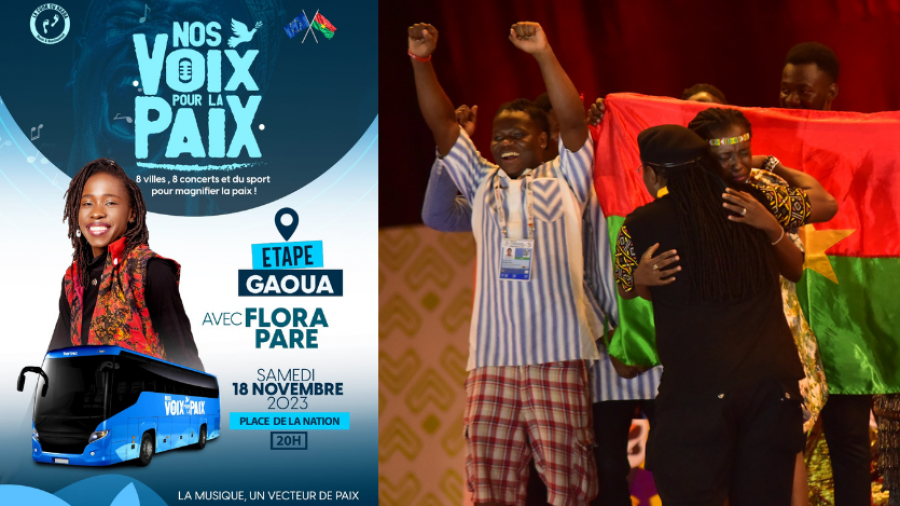 Nos Voix pour la Paix Flora Paré Jeux Francophonie