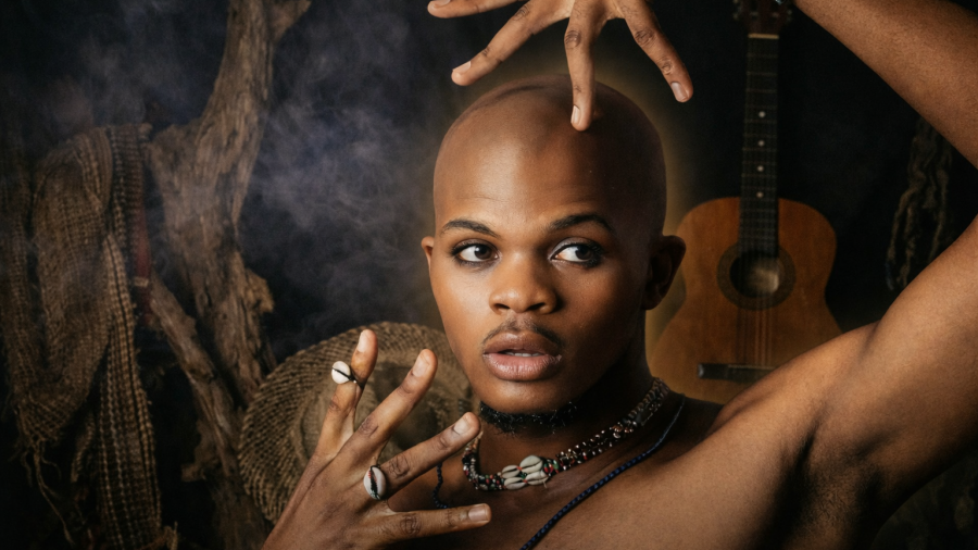 Nda Chi, lauréat en chanson aux Jeux de la Francophonie de Kinshasa, illustrant la Journée mondiale de la langue maternelle et l’importance des langues maternelles dans la création artistique et l’identité culturelle au Cameroun.