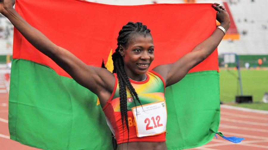 Marthé Koala - Médaillée d’or dans l’épreuve du 100 m Haie - Femme