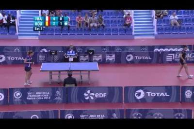 Tennis de table - Finales - VIIes Jeux de la Francophonie (1) - Lire la vidéo 32 sur 40, fenêtre modale