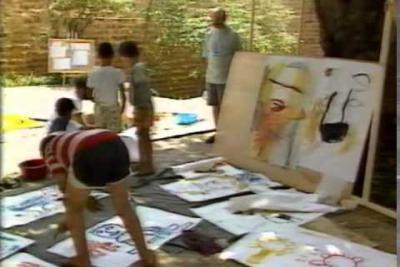 Peinture 1ers Jeux de la Francophonie – Maroc 1989 - Lire la vidéo 4 sur 4, fenêtre modale