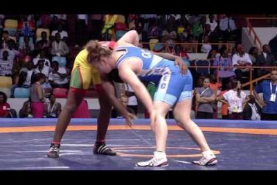 VIIIes Jeux de la Francophonie 2017 - LUTTE LIBRE – 24 juillet - Lire la vidéo 6 sur 36, fenêtre modale